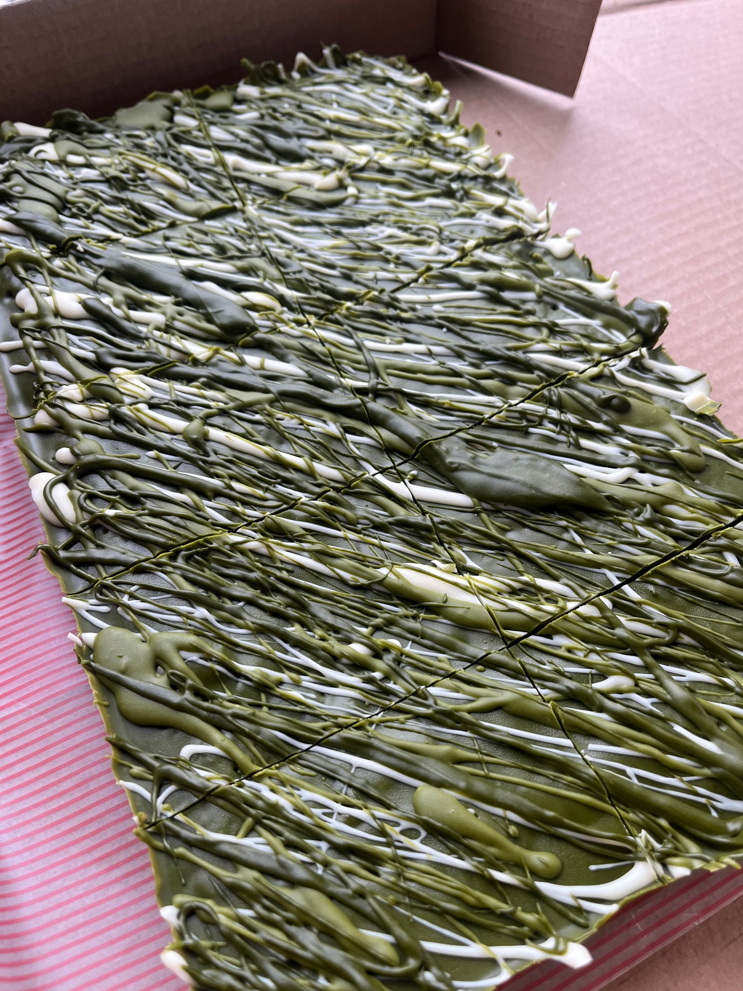 GF MATCHA & WHITE CHOC BROWNIES (free shipping)