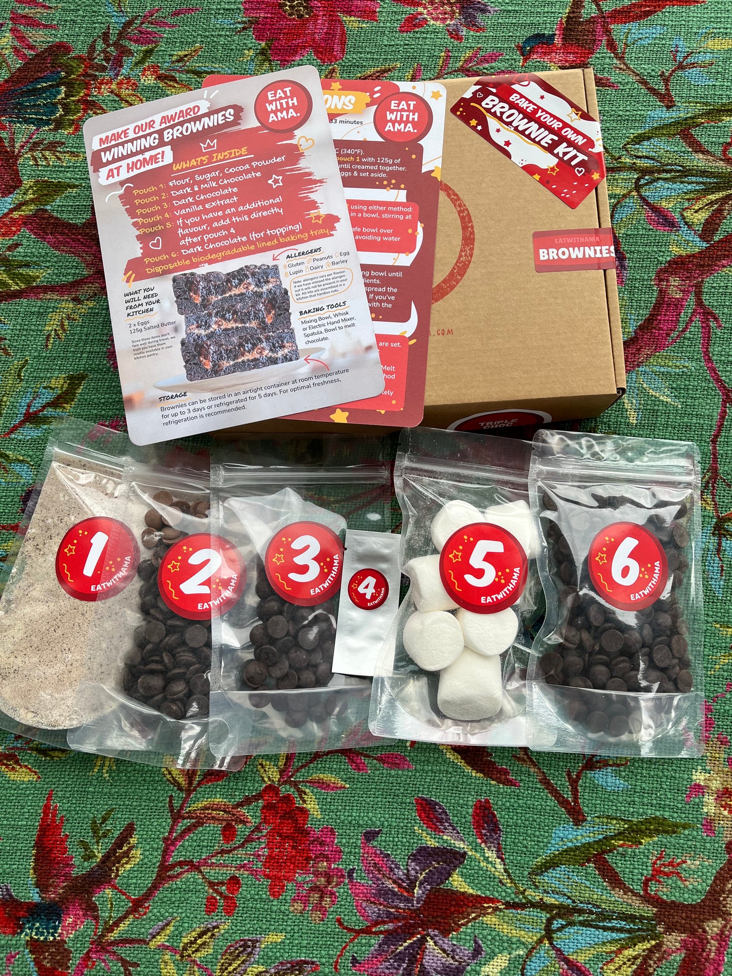 GLUTEN FREE MARSHMALLOW - Bake Your Own Brownie KIT (free delivery)