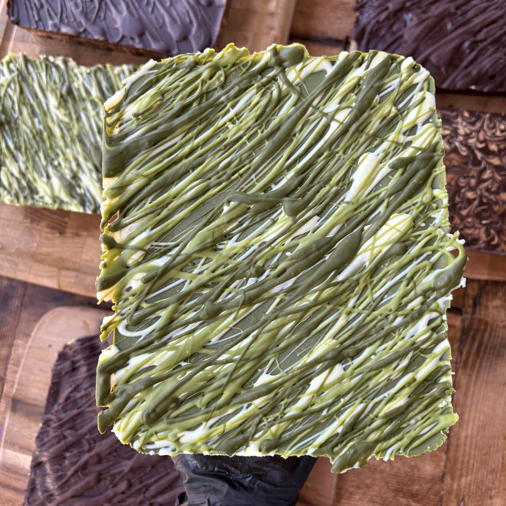 GF MATCHA & WHITE CHOC BROWNIES (free shipping)