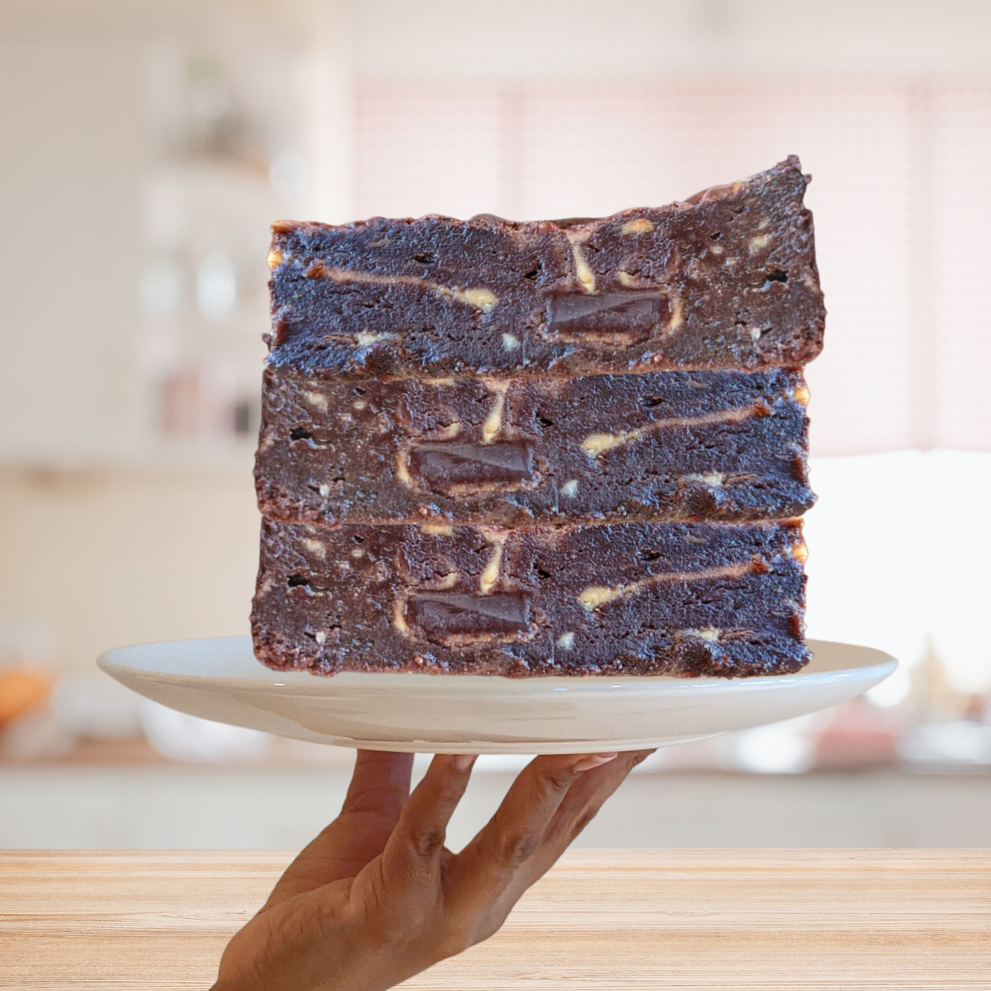 VEGAN PEANUT BUTTER BROWNIES (free shipping)