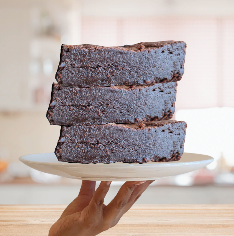 VEGAN TRIPLE CHOC BROWNIES (free shipping)
