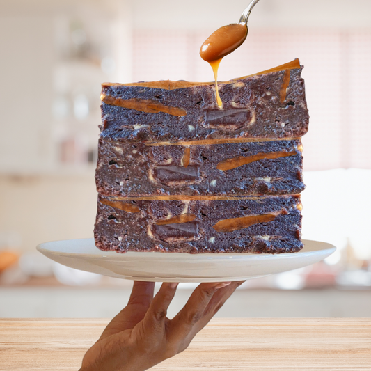 GF SALTED CARAMEL BROWNIES (free shipping)